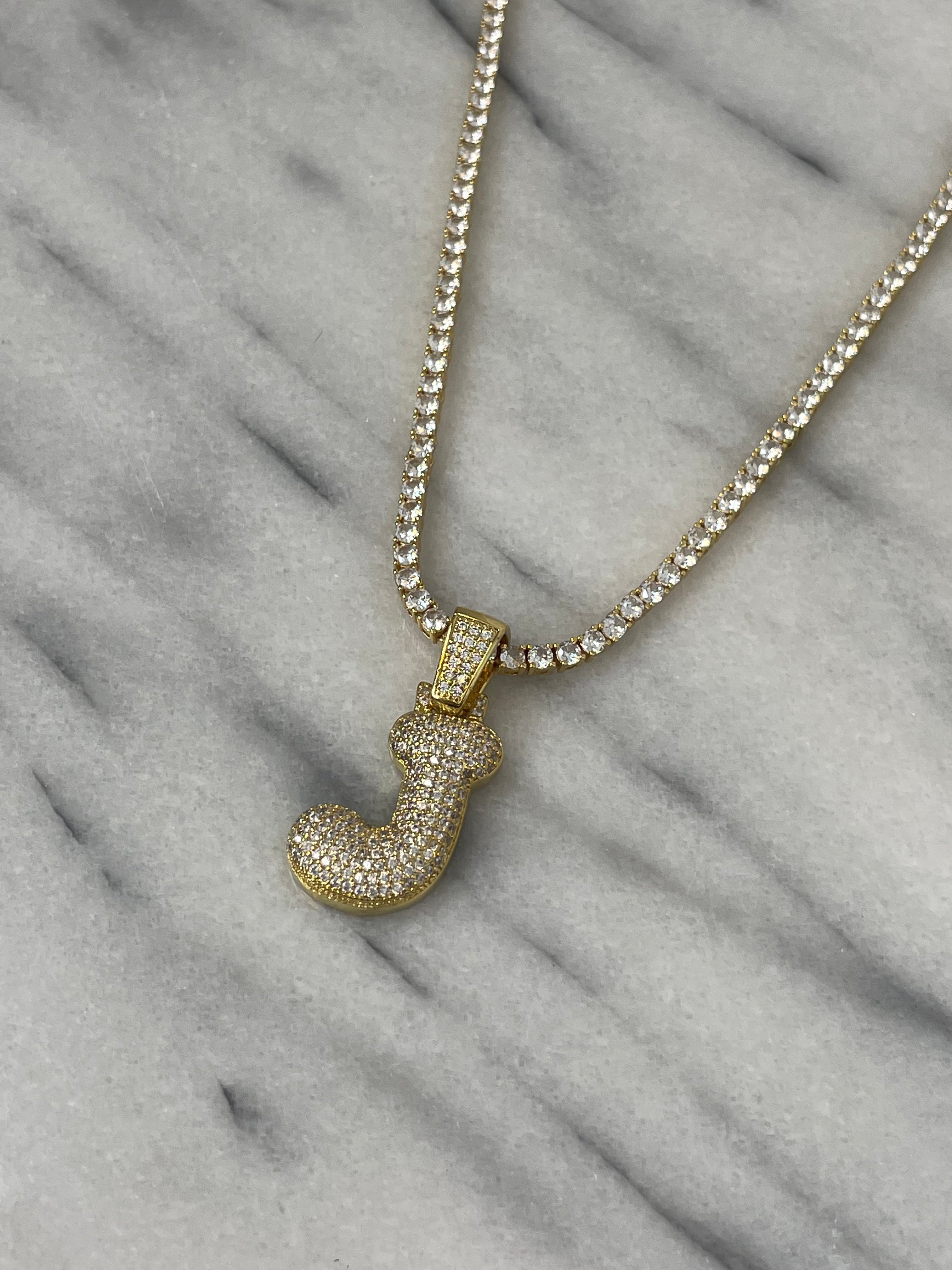 Bubble Initial InterCHAINable Necklace