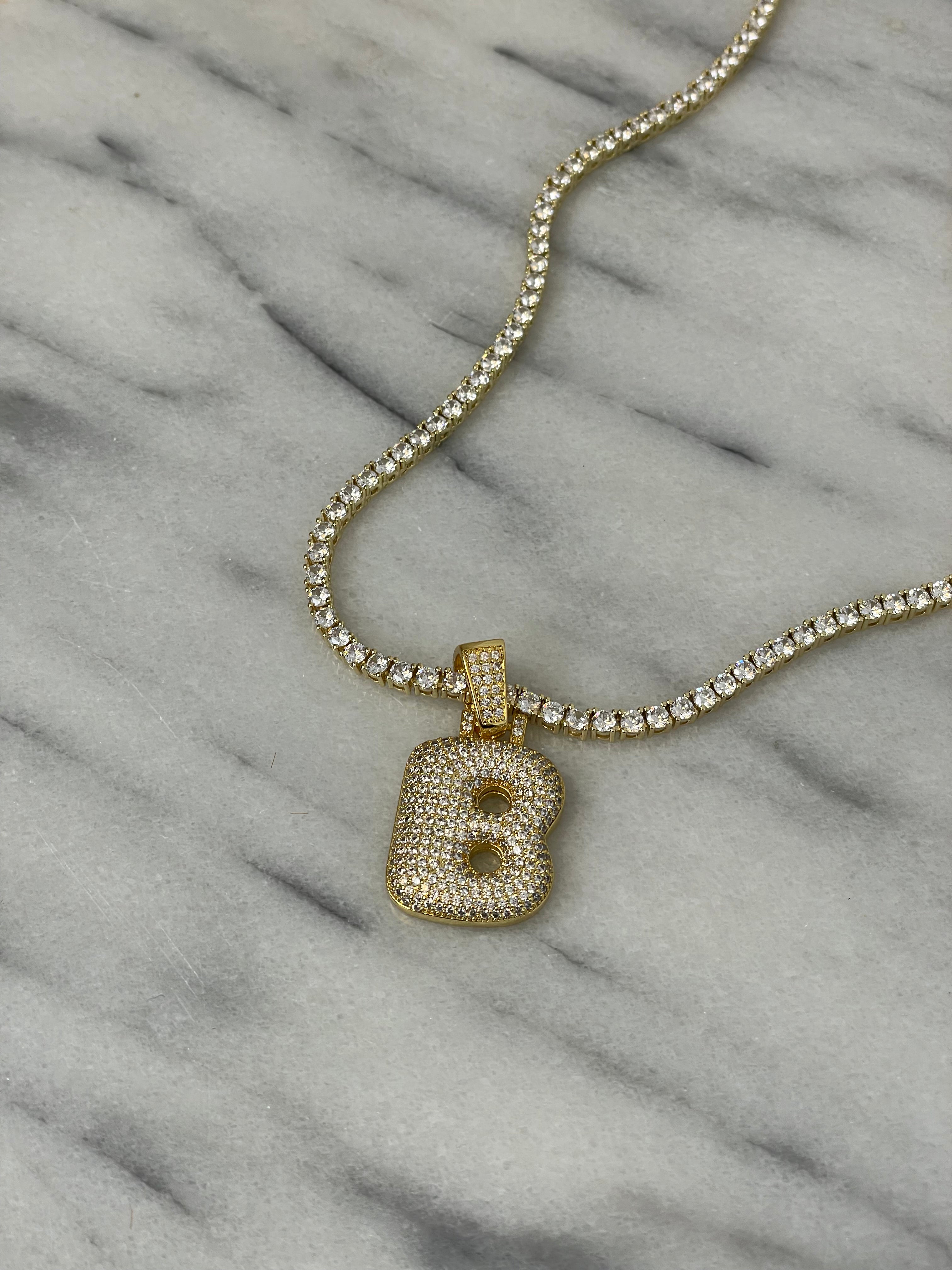 Bubble Initial InterCHAINable Necklace