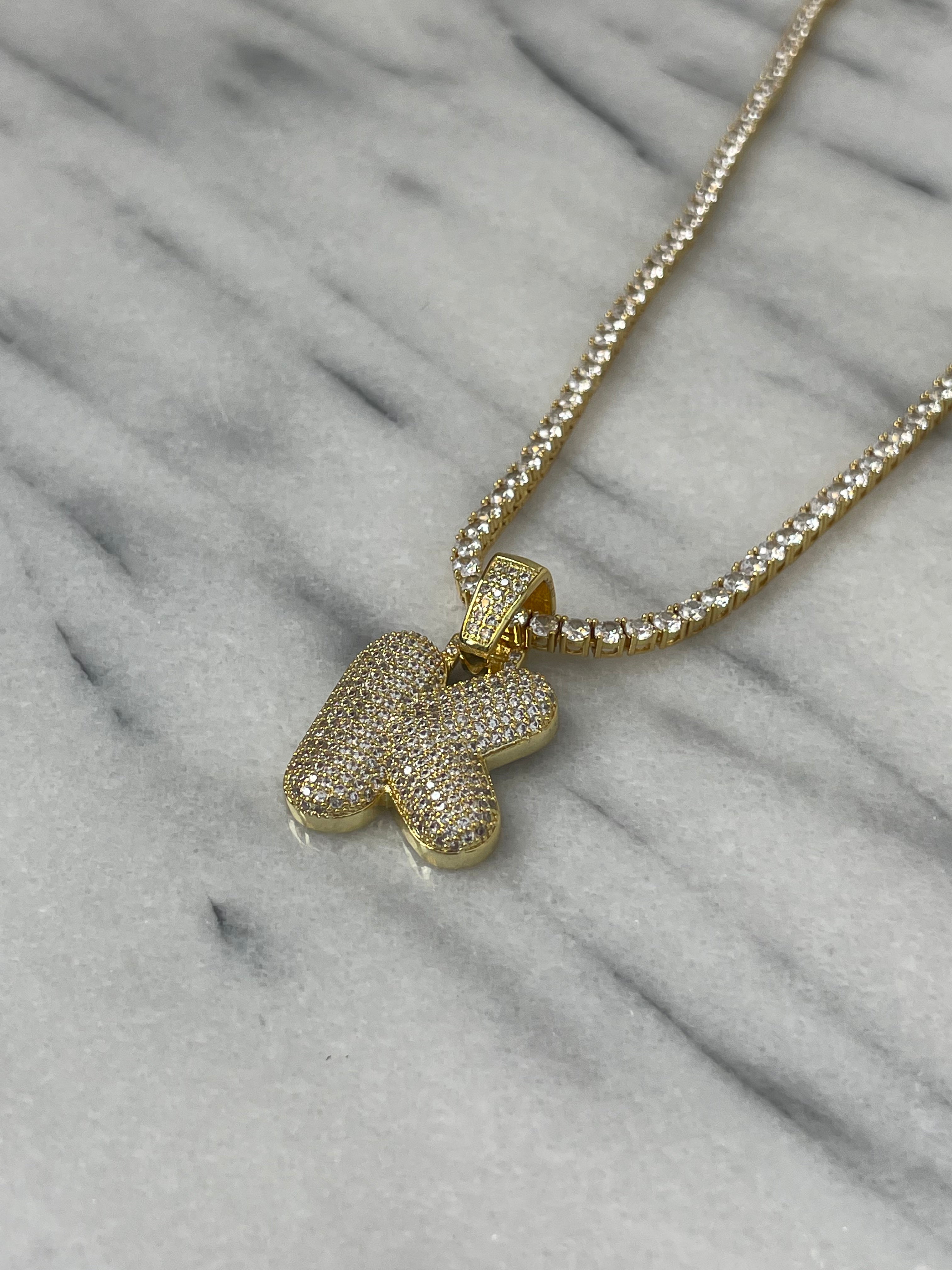 Bubble Initial InterCHAINable Necklace