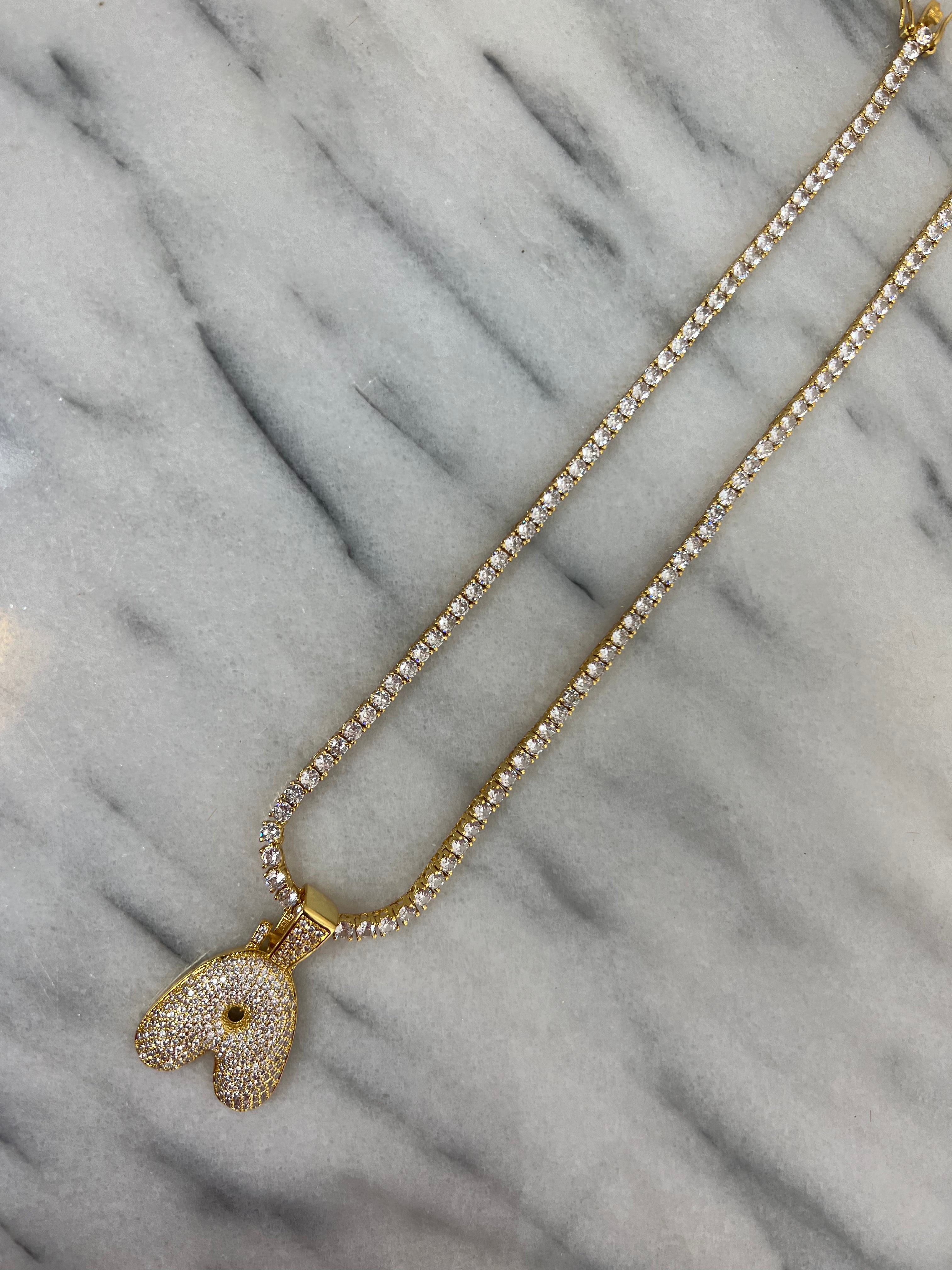 Bubble Initial InterCHAINable Necklace