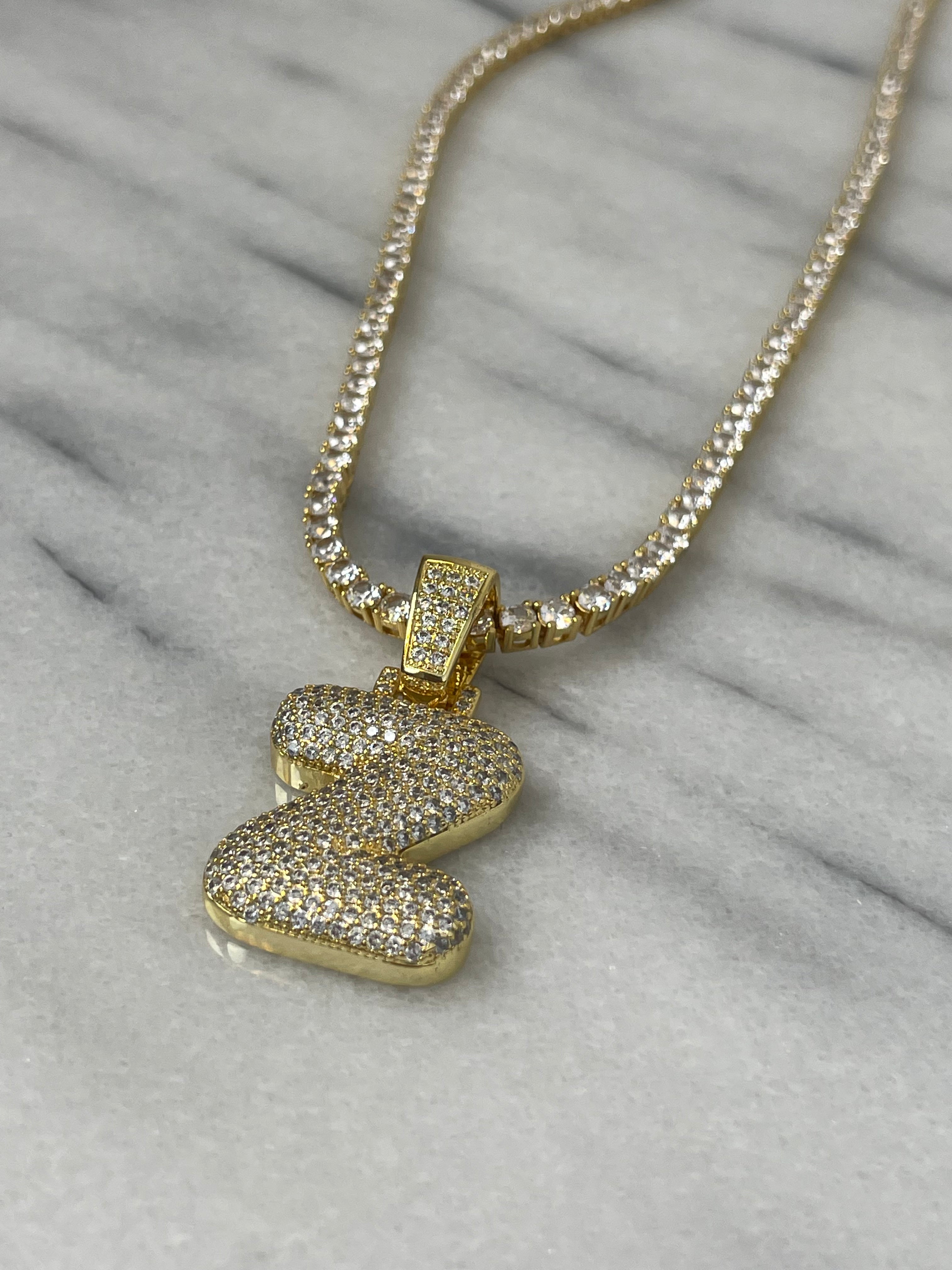 Bubble Initial InterCHAINable Necklace