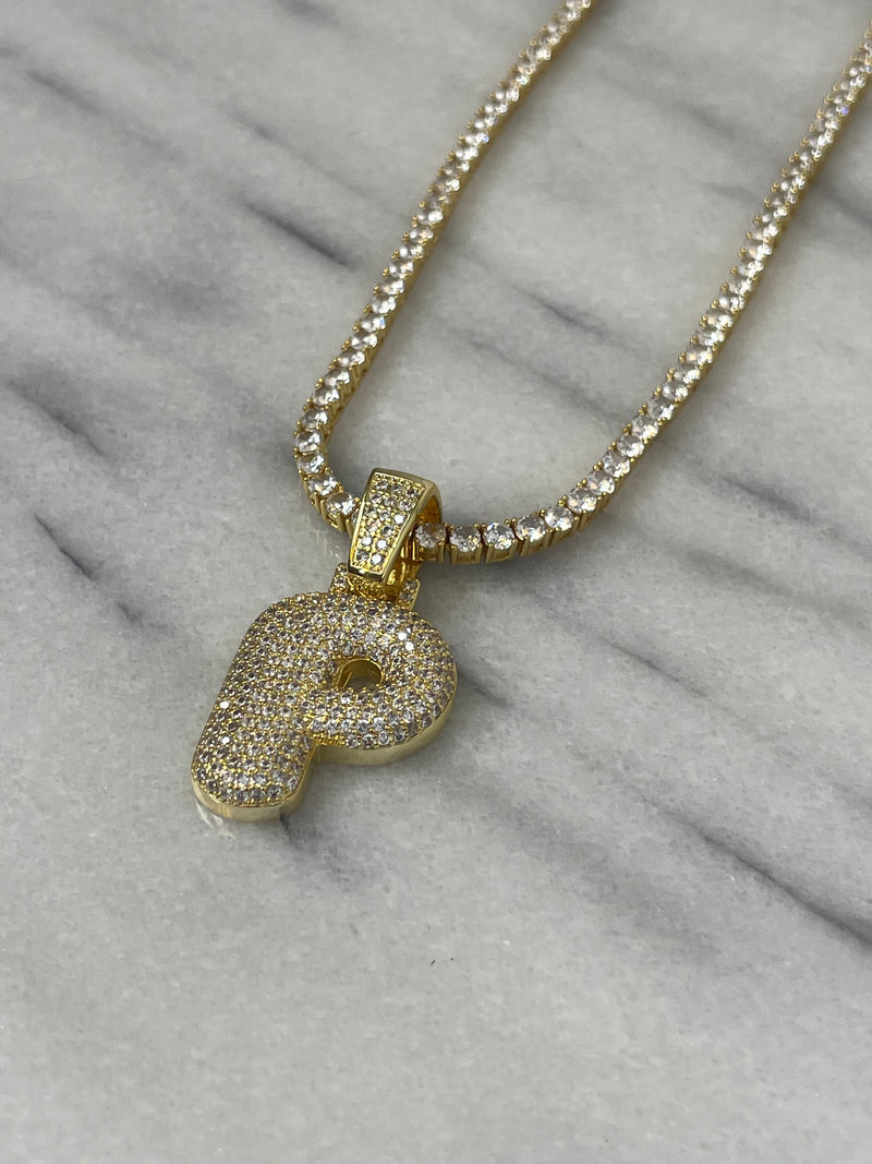 Bubble Initial InterCHAINable Necklace