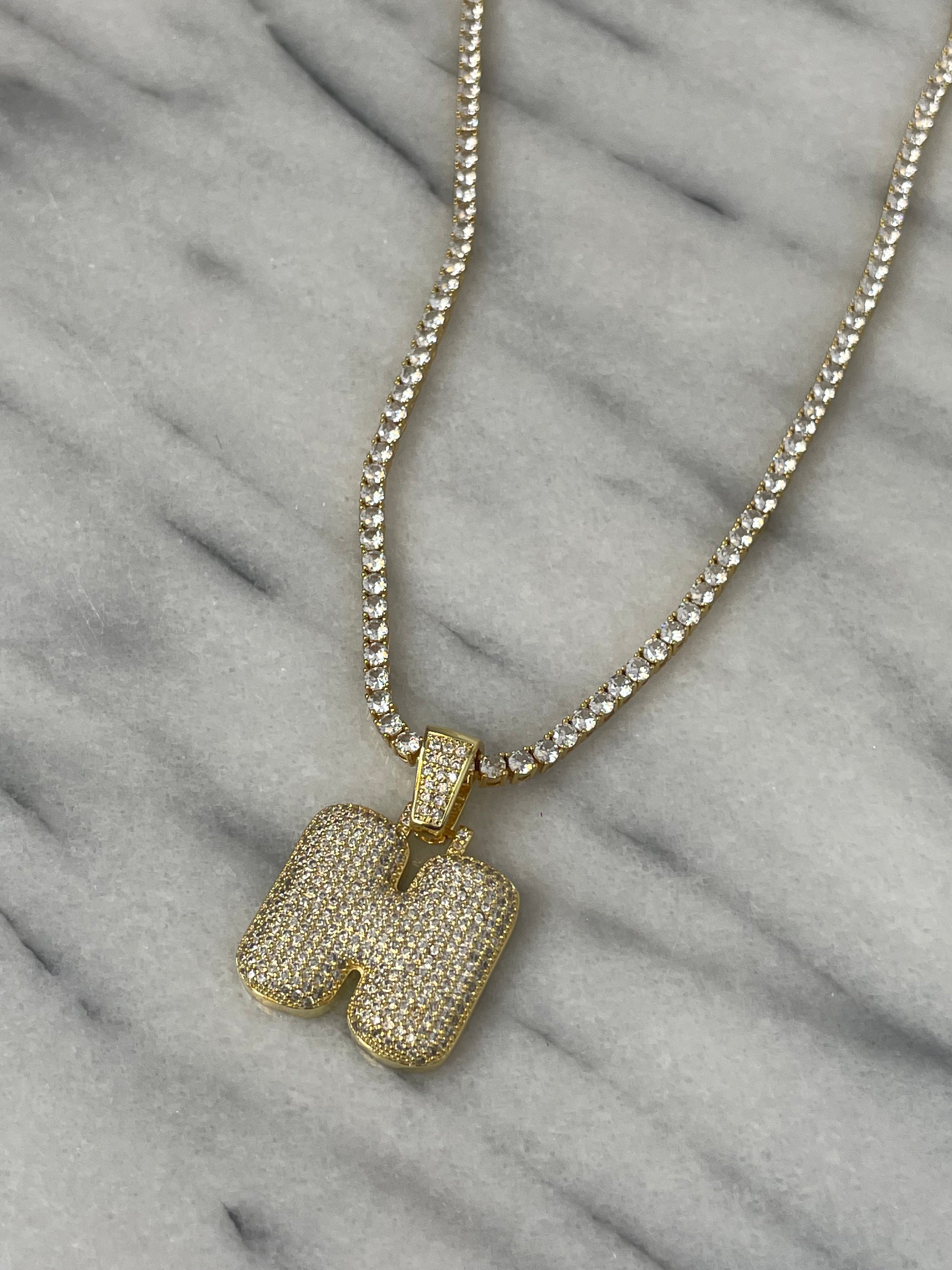 Bubble Initial InterCHAINable Necklace