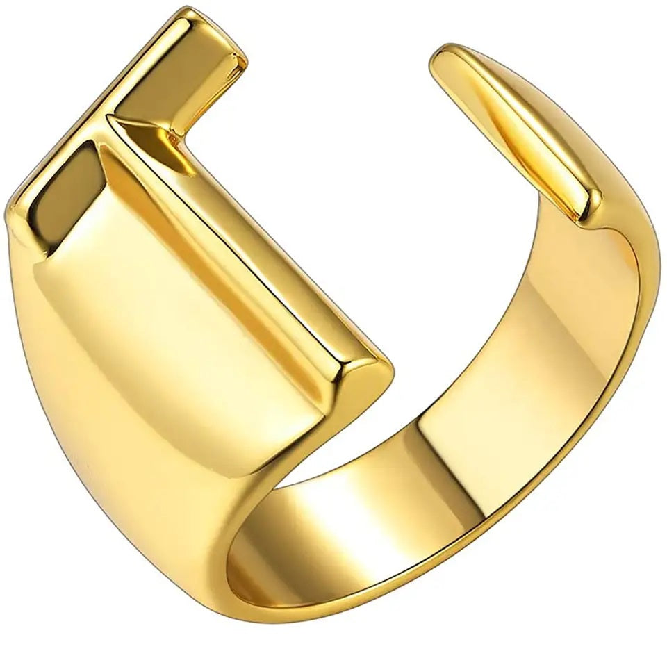 Lido Bold Initial Ring