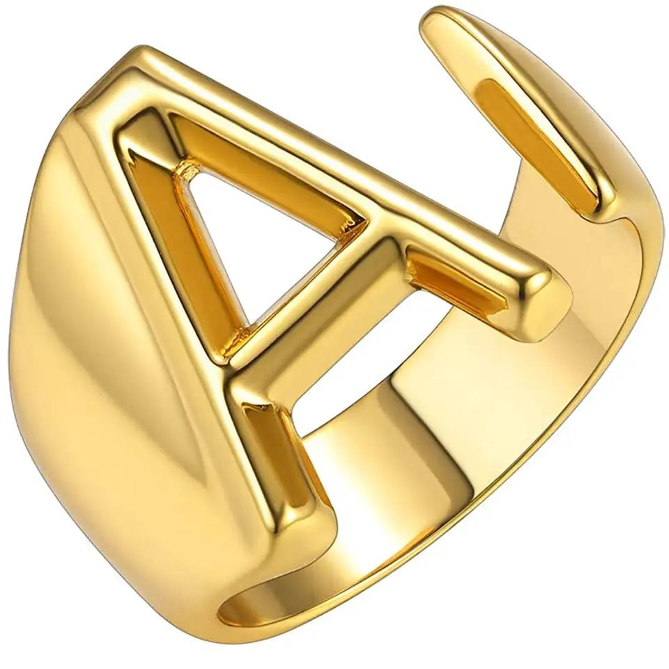 Lido Bold Initial Ring