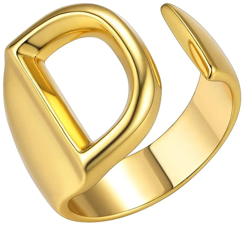 Lido Bold Initial Ring