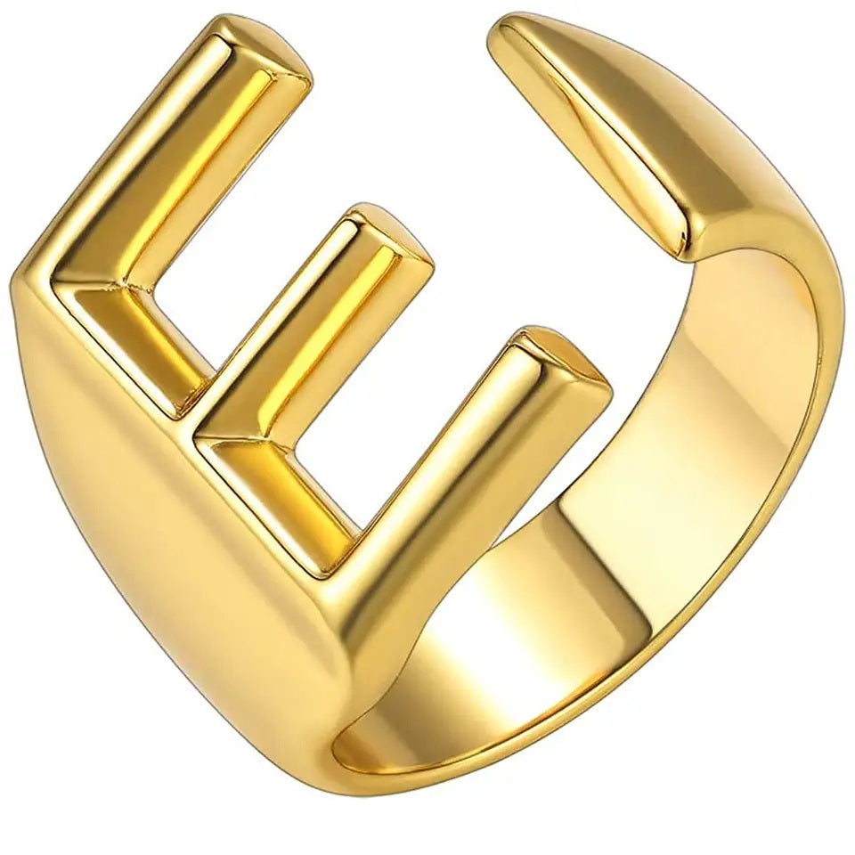 Lido Bold Initial Ring