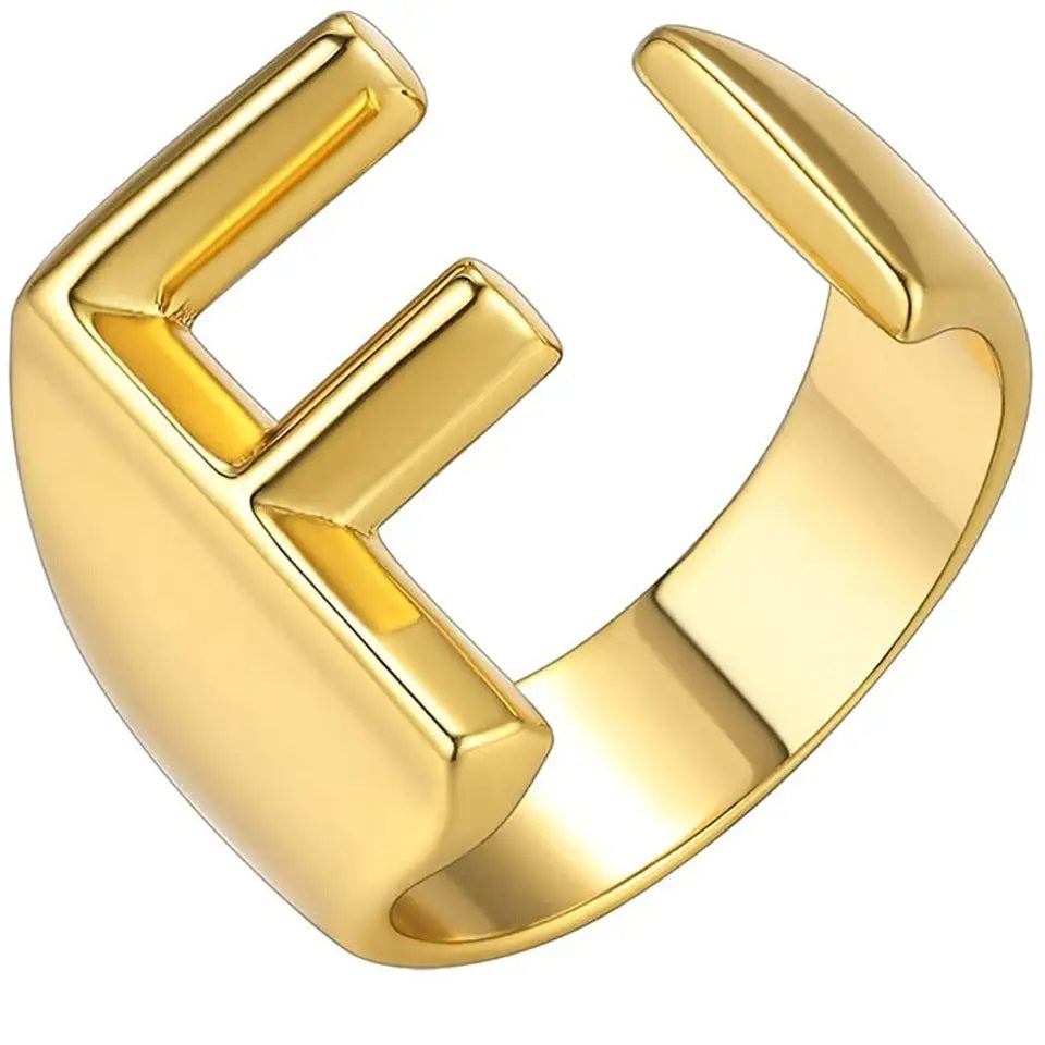 Lido Bold Initial Ring