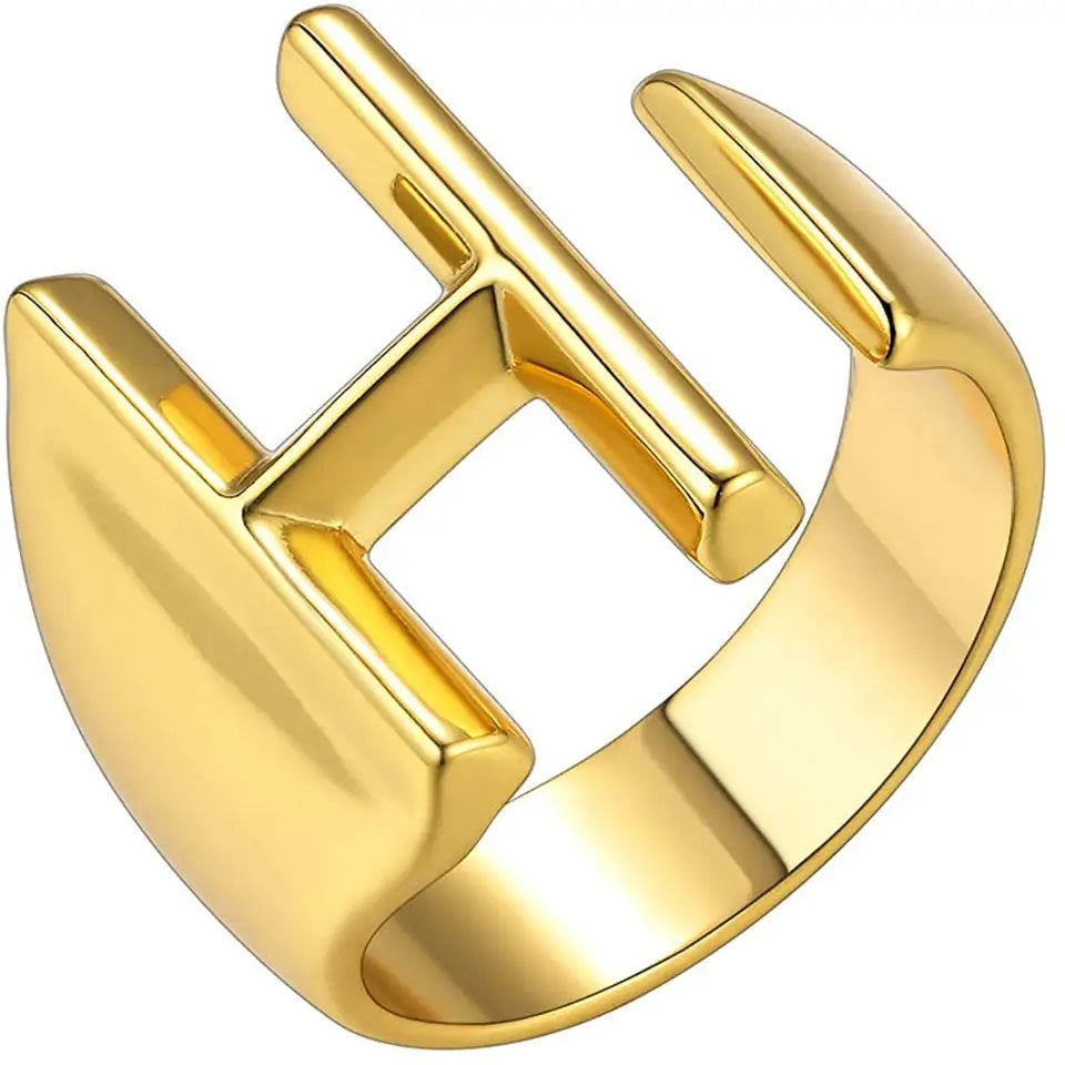 Lido Bold Initial Ring