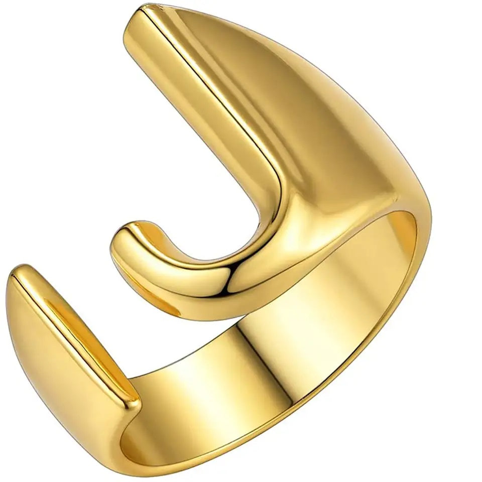 Lido Bold Initial Ring