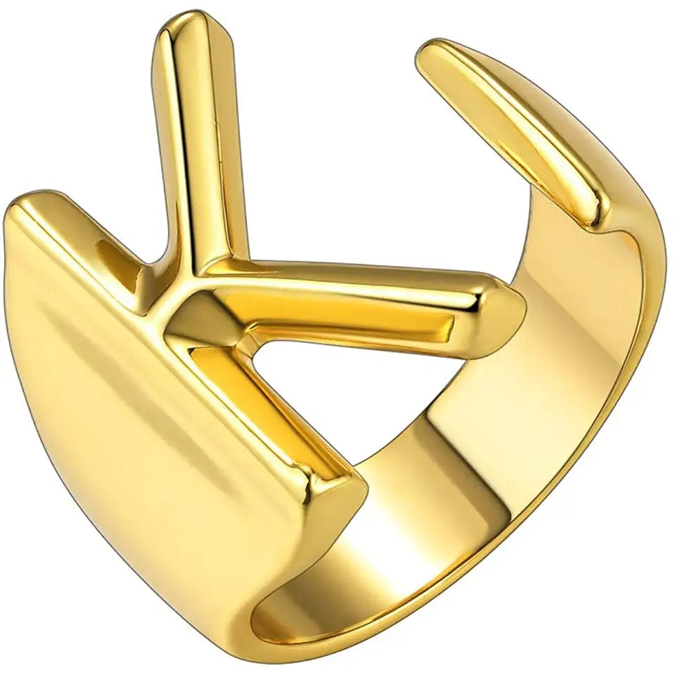 Lido Bold Initial Ring