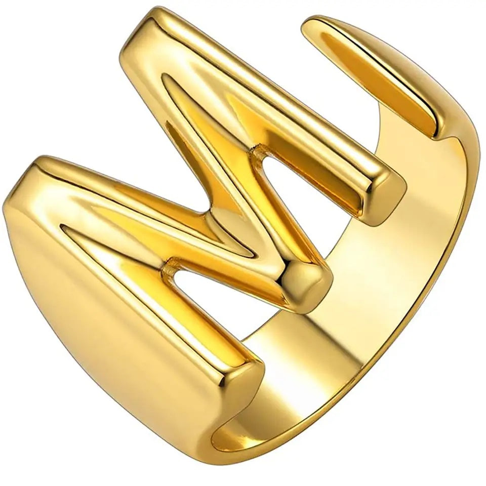 Lido Bold Initial Ring
