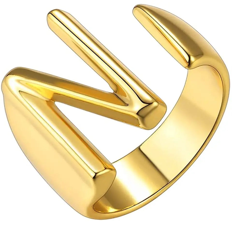 Lido Bold Initial Ring