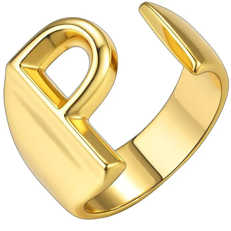 Lido Bold Initial Ring