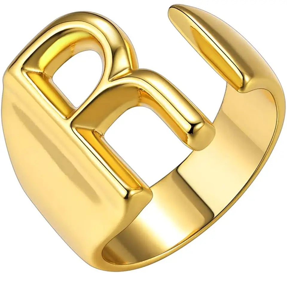Lido Bold Initial Ring