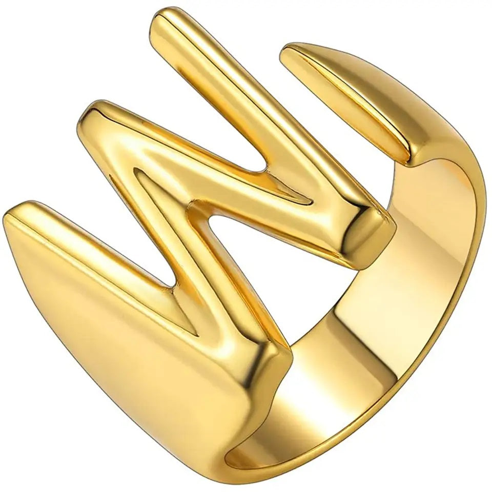 Lido Bold Initial Ring