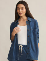 All Day Knit Vintage Indigo Denim Jacket