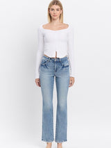 Skylar High Rise Full Length Bootcut Jeans