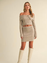 Briella Sweater Skirt Set