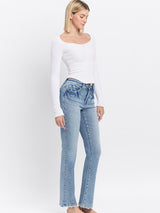 Skylar High Rise Full Length Bootcut Jeans