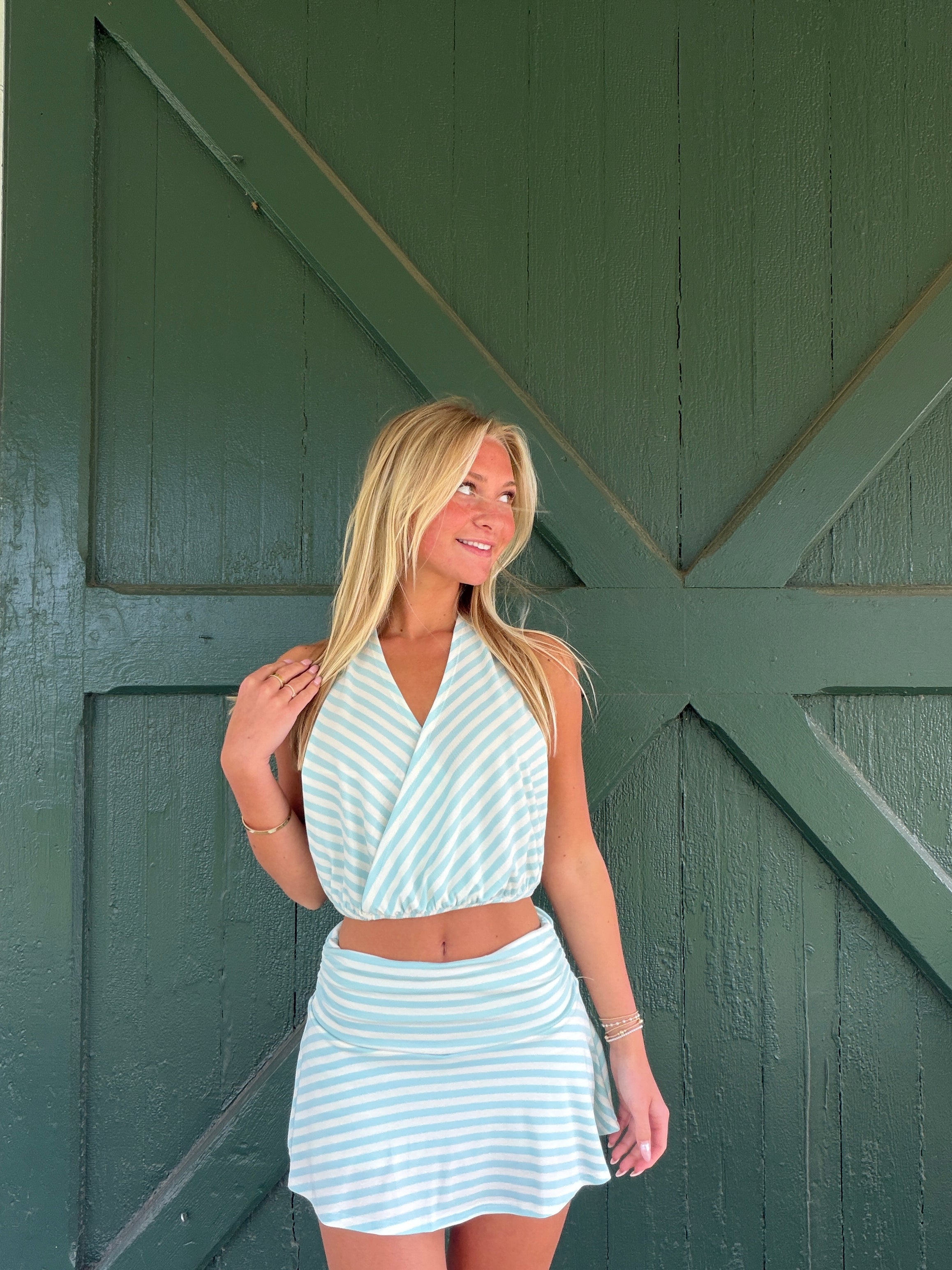 The Seabreeze Stripe Skort