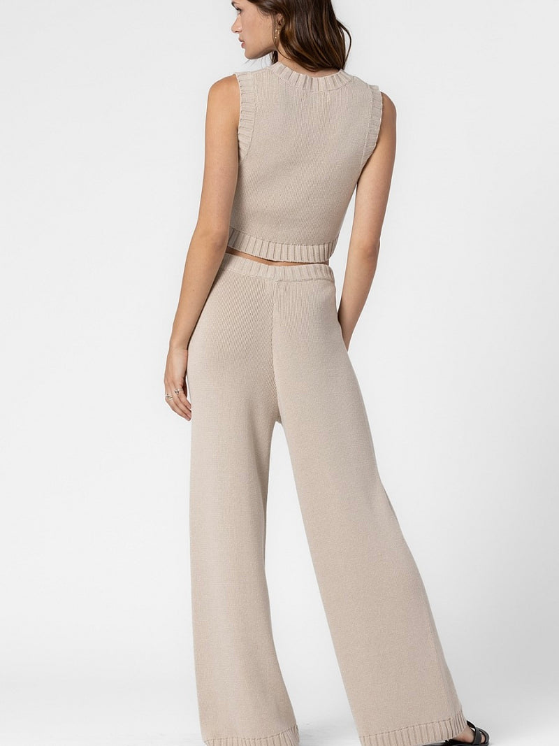 Chloe Knitted Wide Leg Pant