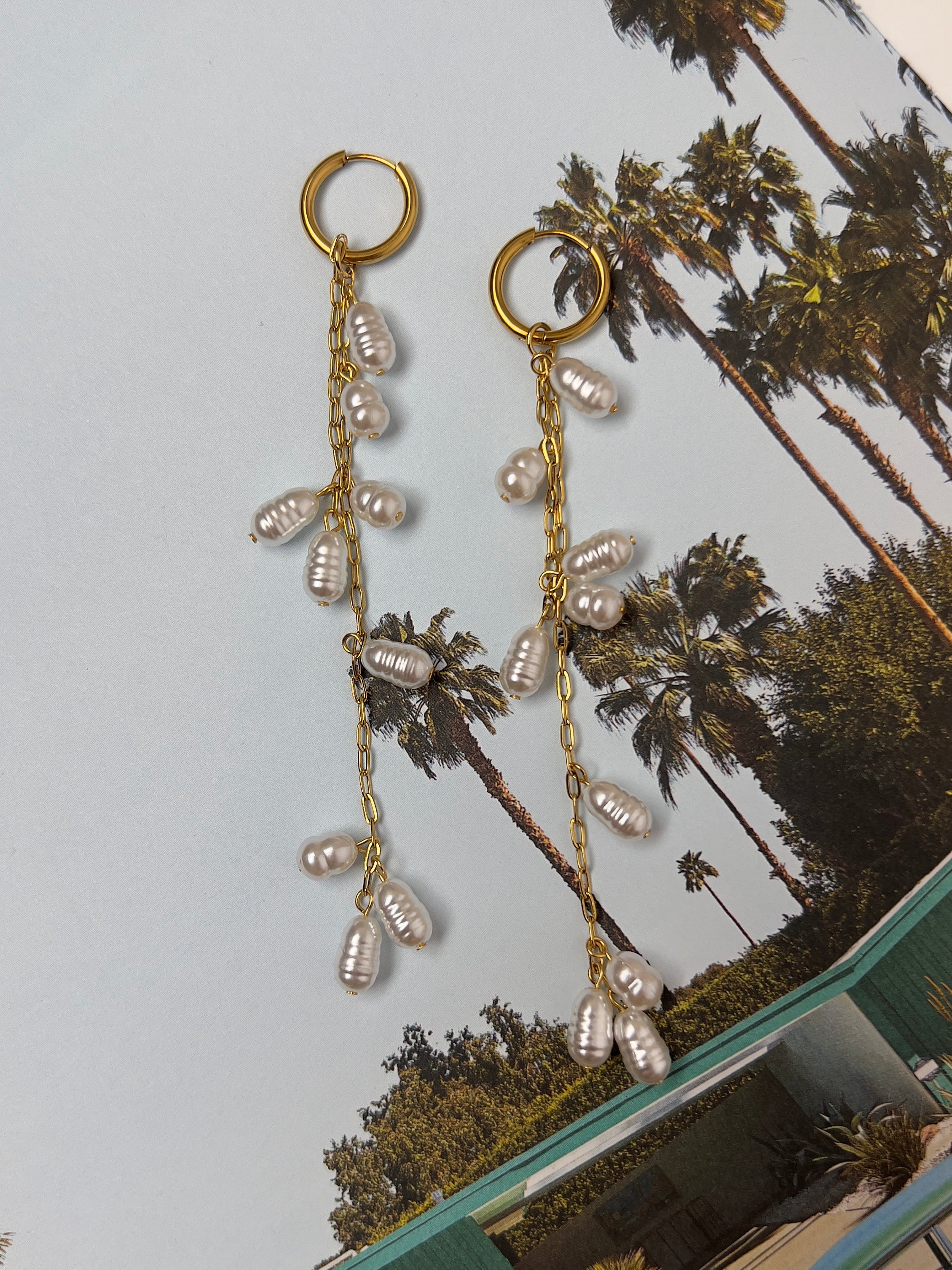 Priscilla Pearl Dangle Earring