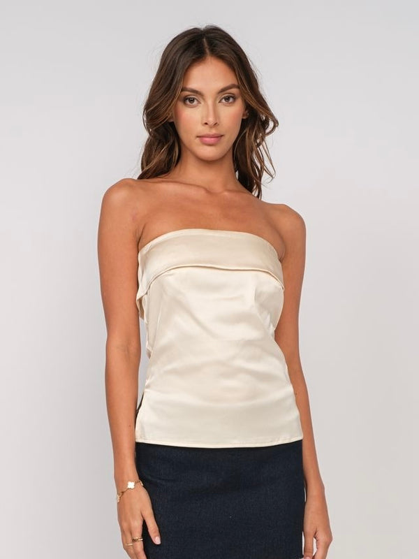 Westwood Ivory Silky Tube Top