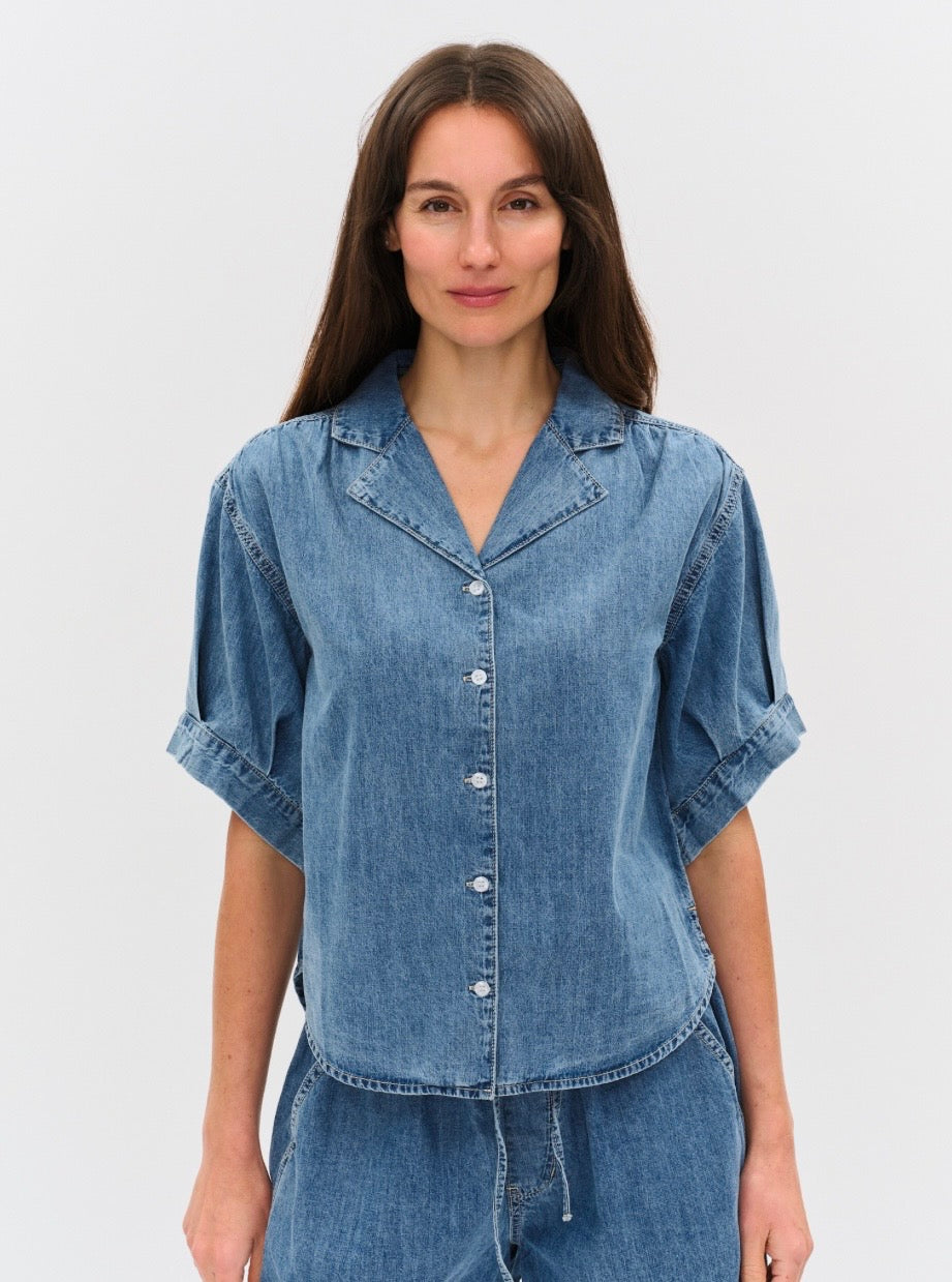 Emma Denim Top