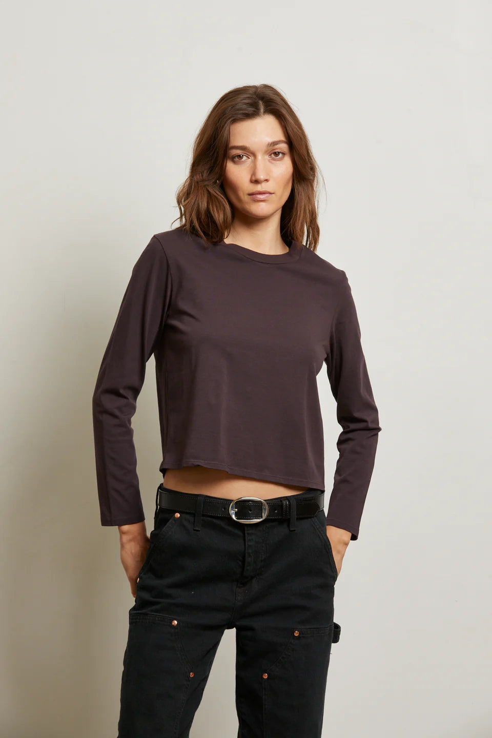 Bruce Cocoa Powder Long Sleeve Tee