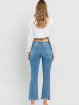 High Rise Kick Flare Jean