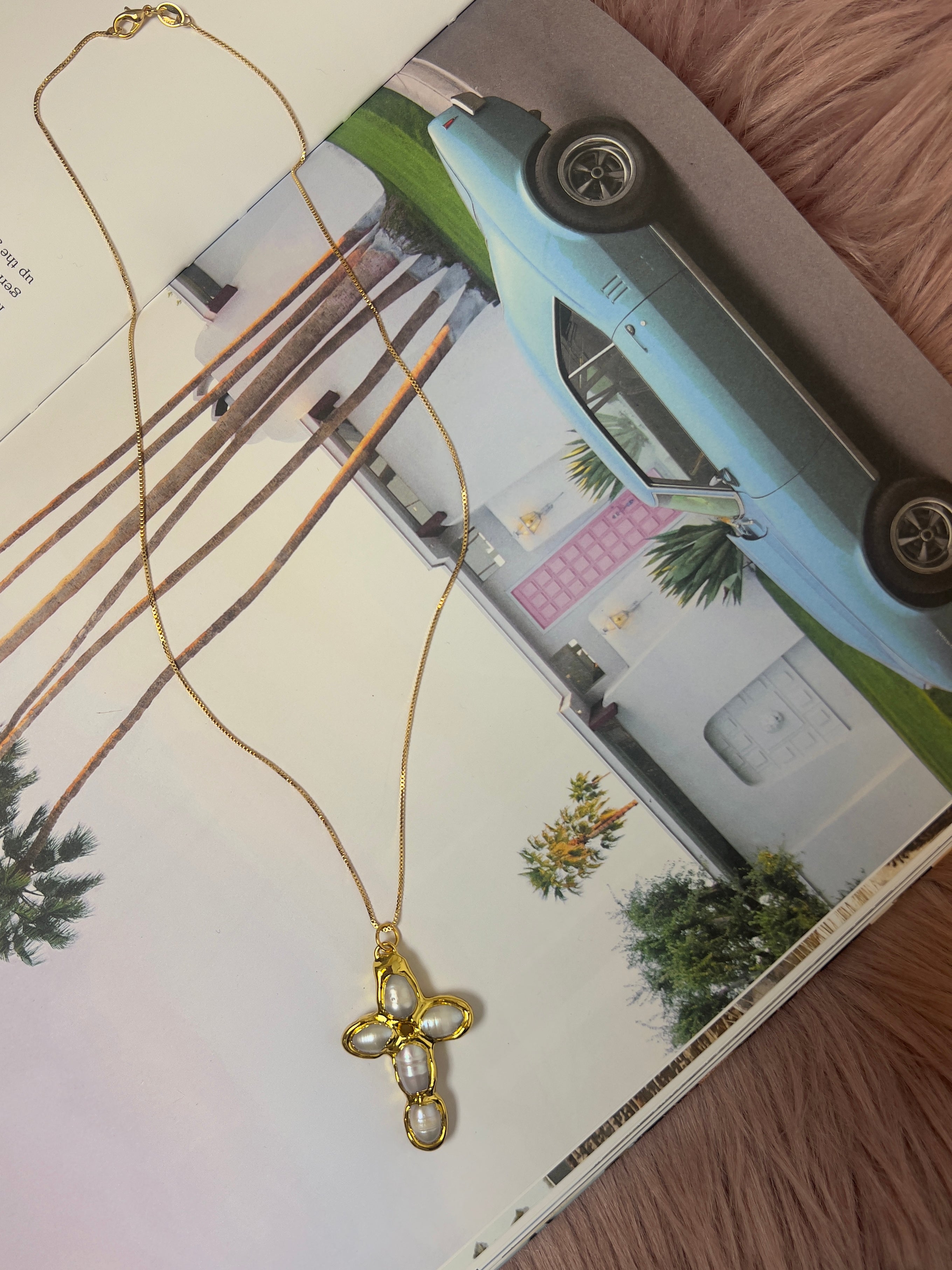 Small Honora Cross Necklace