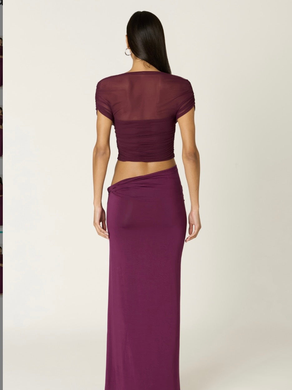 NIA Yale Top - Plum