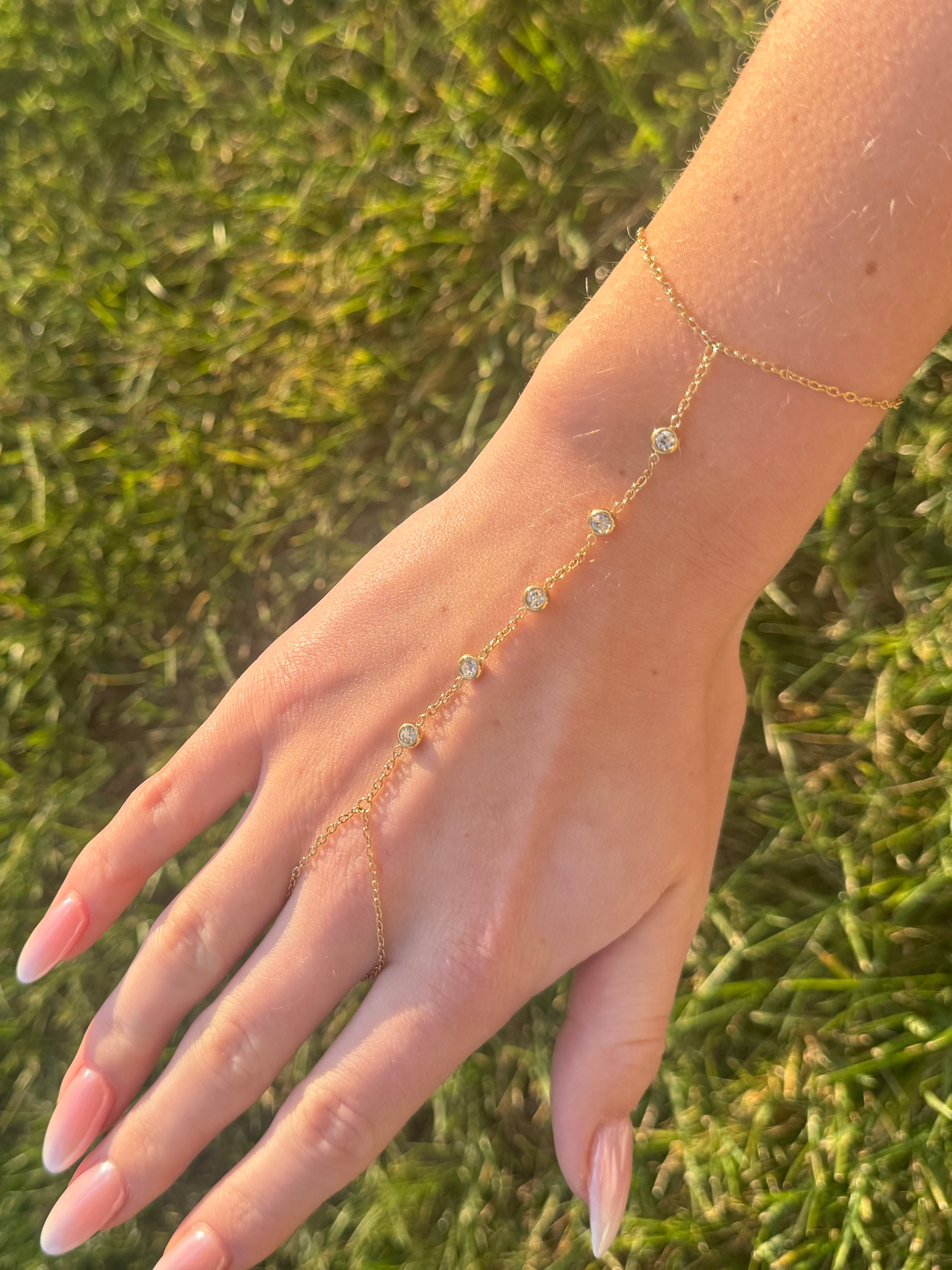 Golden Siren Handchain