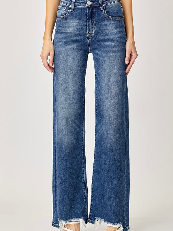 High Rise Wide Leg Jean