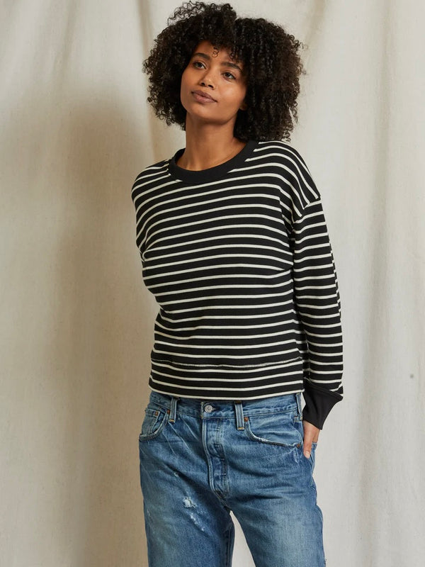 Tyler French Terry Stripe Pullover