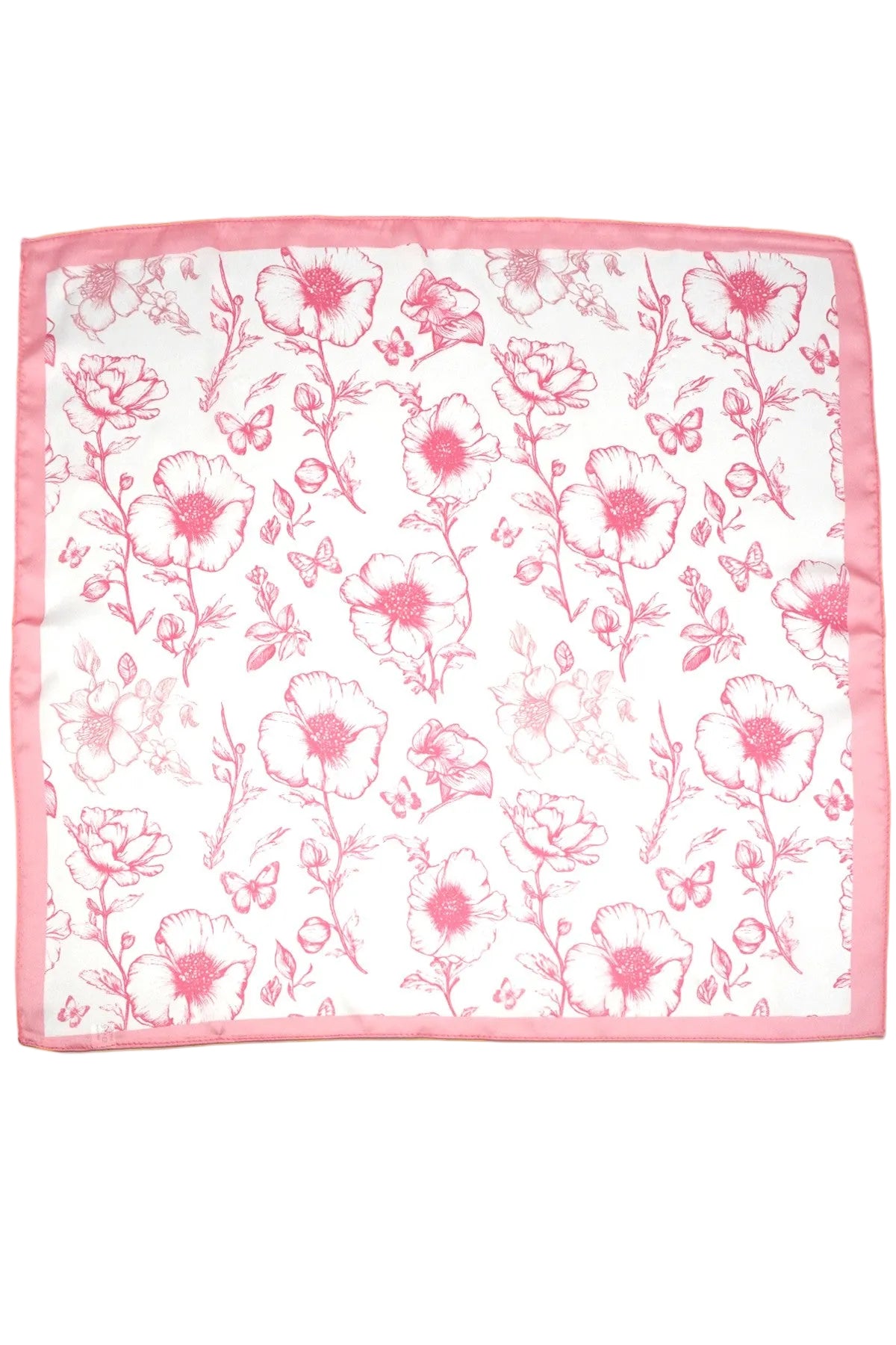Petite Bloom Silky Bandana Scarf