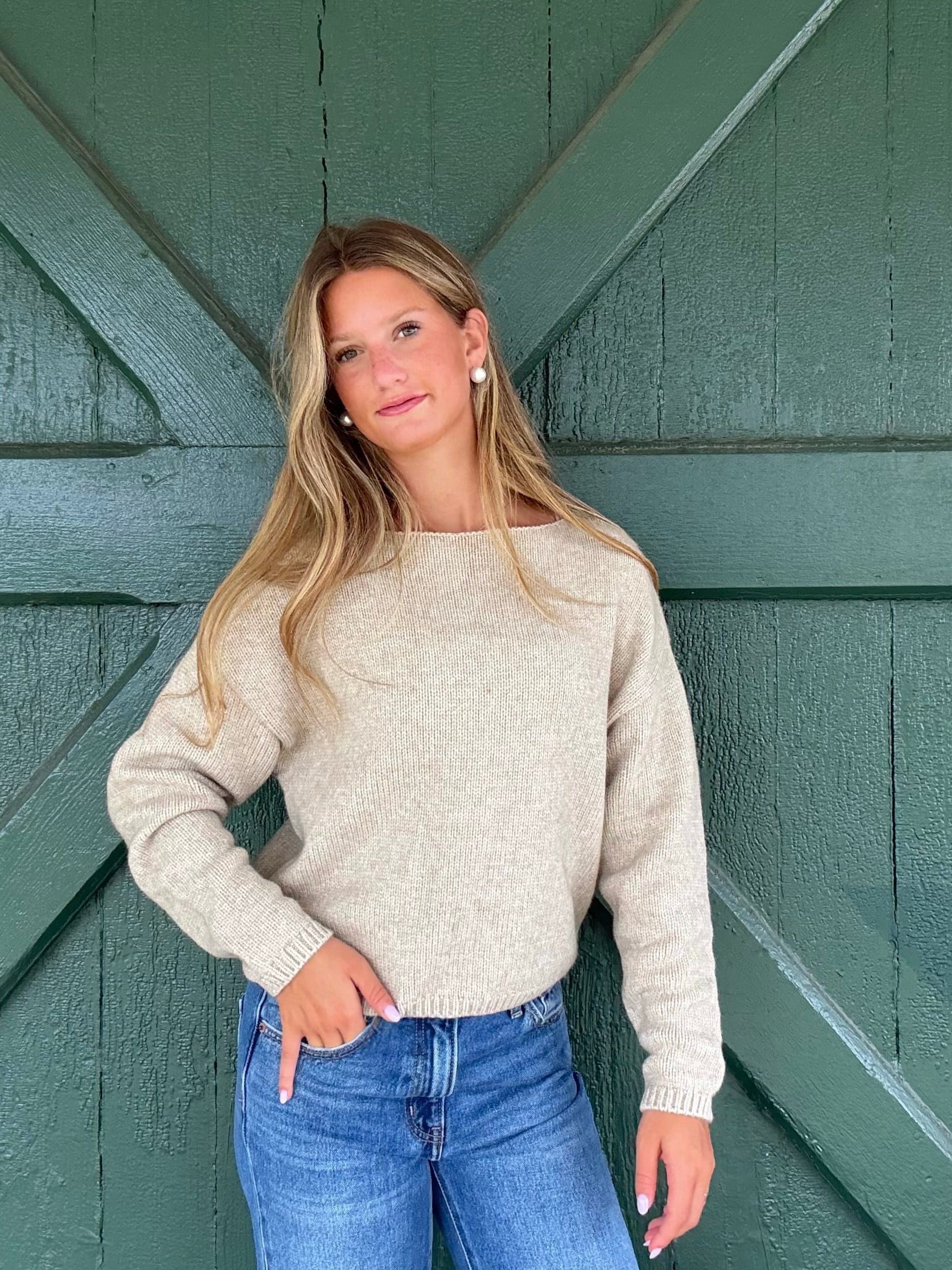 NIA Nightmoor Off Shoulder Sweater