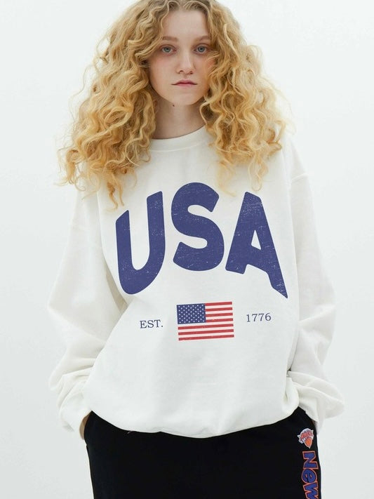 USA AMERICA OVERSIZED SWEATSHIRT