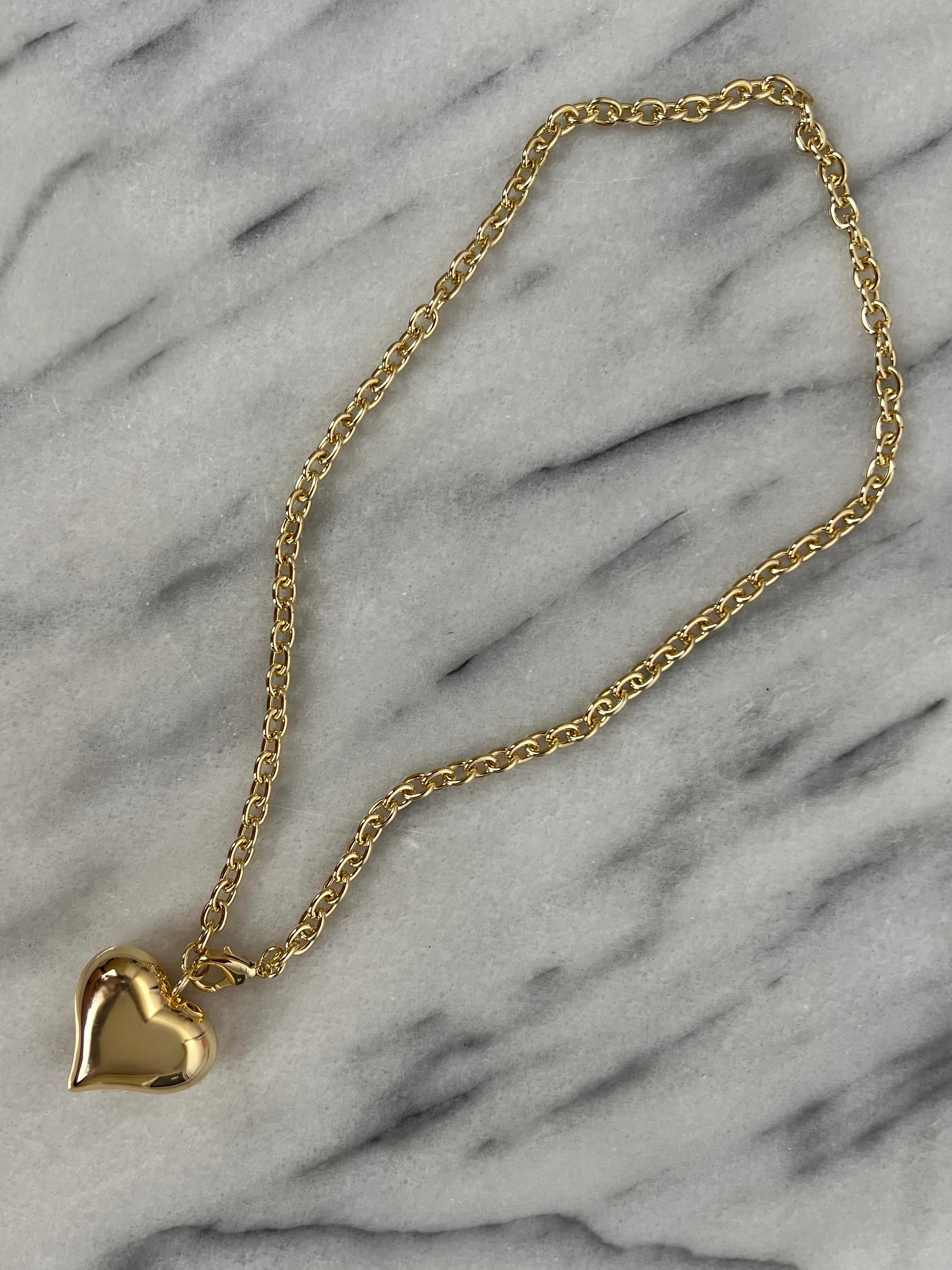 Kennedy Chunky Heart Necklace
