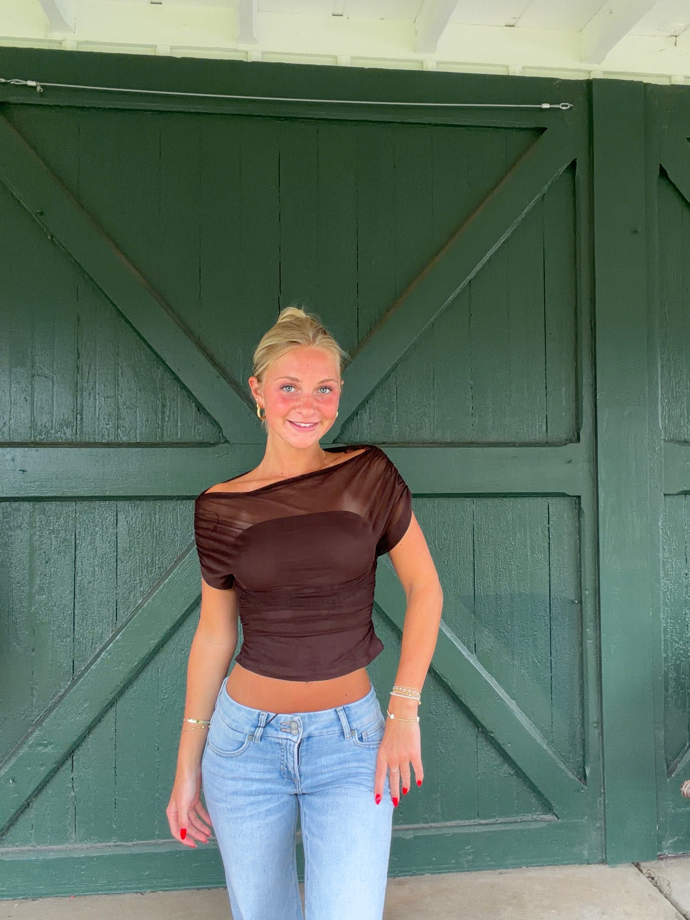 NIA Yale Top - Chocolate