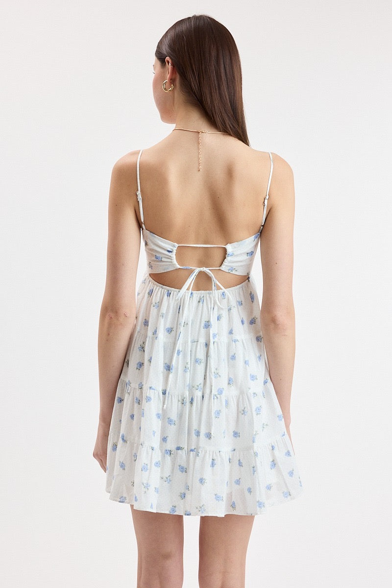 Napa Life Dress-Blue Rose