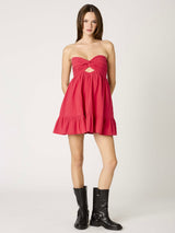 Alex Cherry Red Romper