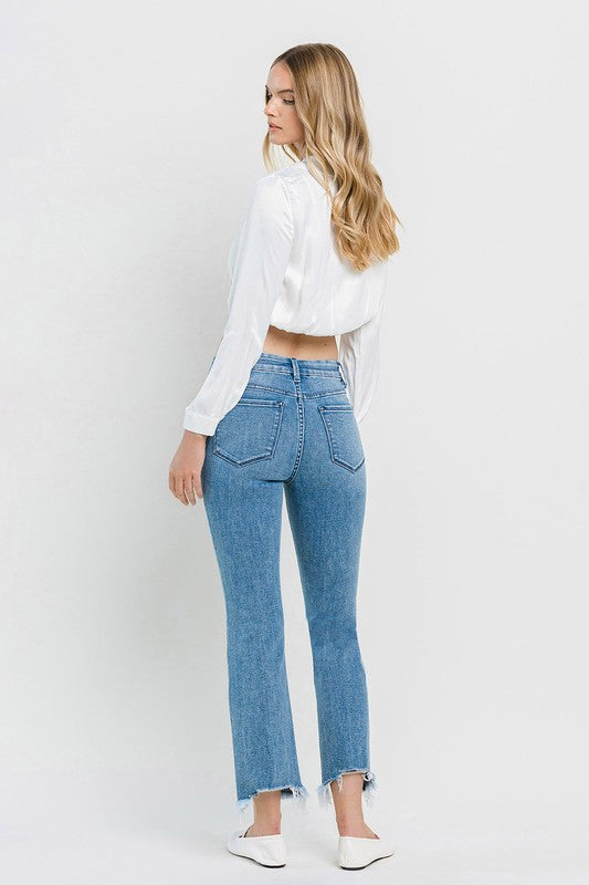 High Rise Kick Flare Jean