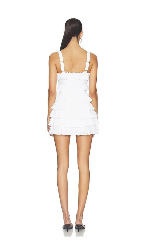 Show Me Your Mumu Lucia White Voile Romper