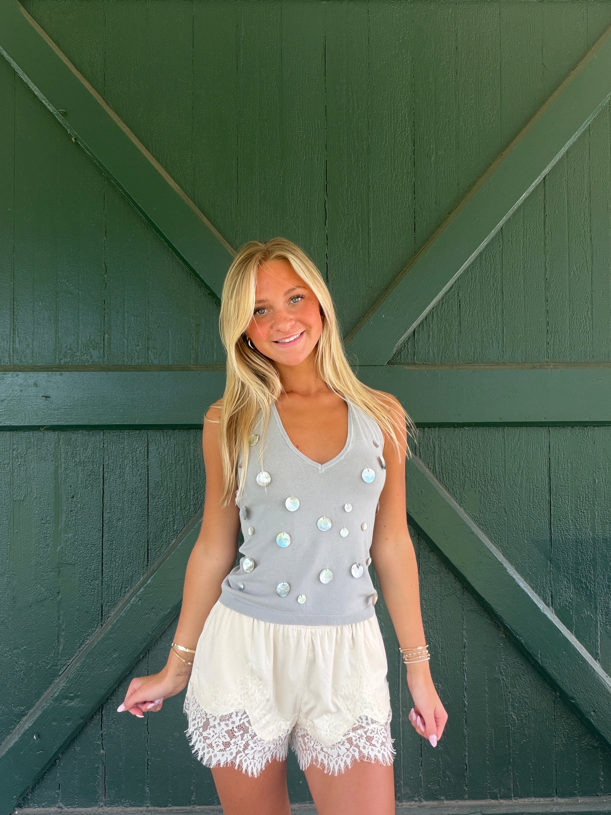 Solene Knit Halter Tank