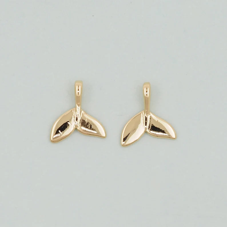 Gold Medium Mermaid Tail Charm