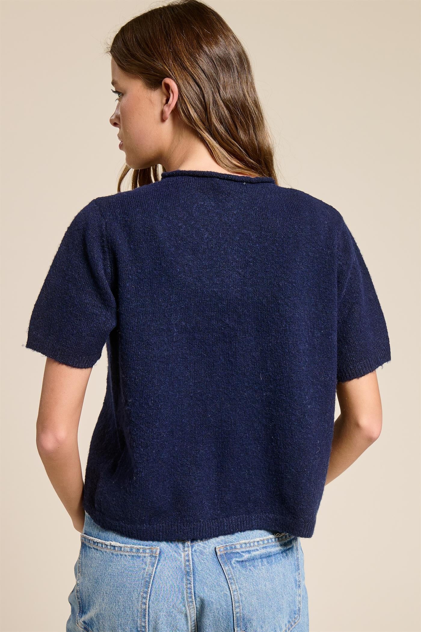 The Escape Cardigan - Navy