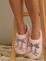 Large Ribbons Home Slippers