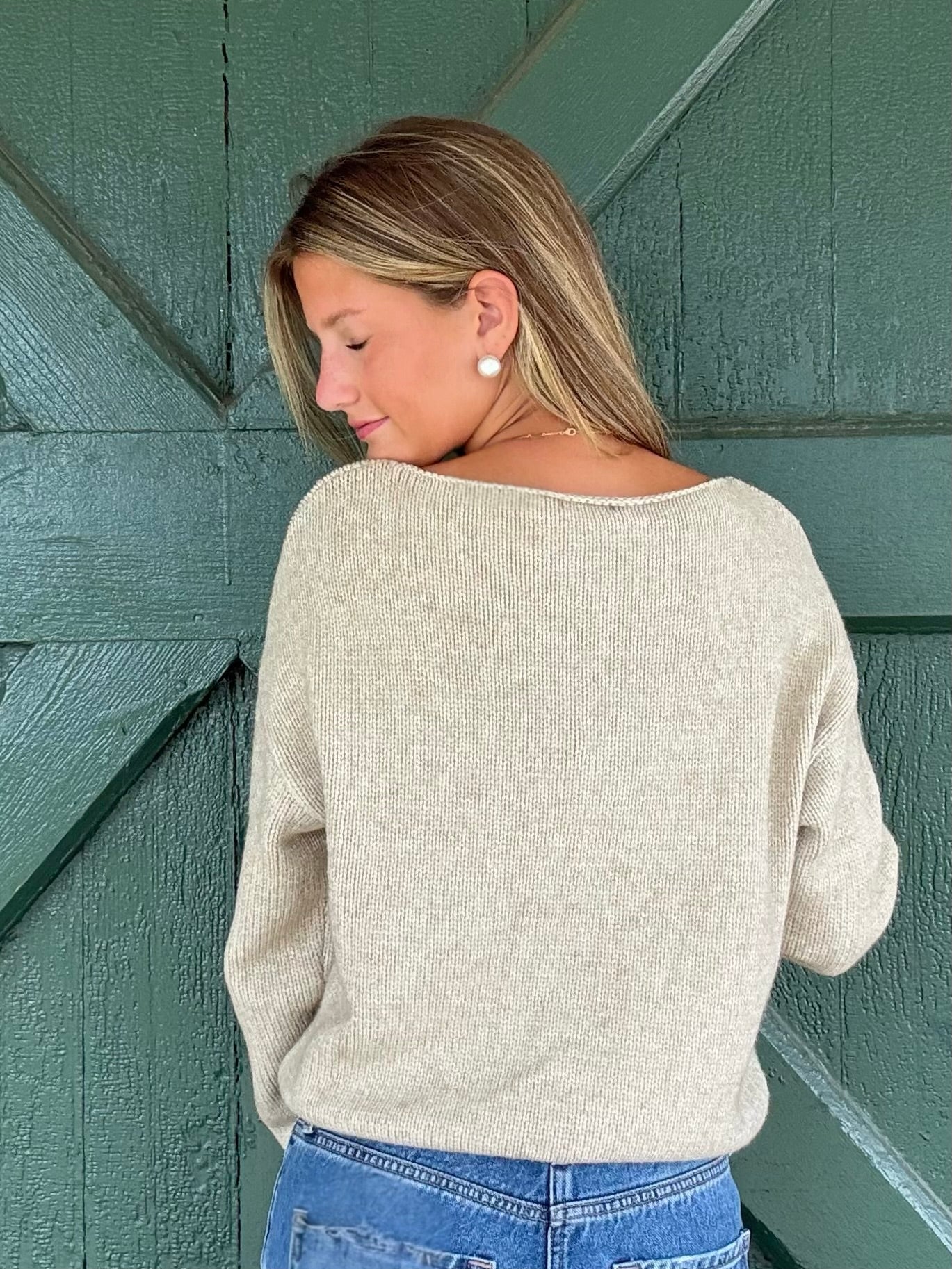 NIA Nightmoor Off Shoulder Sweater